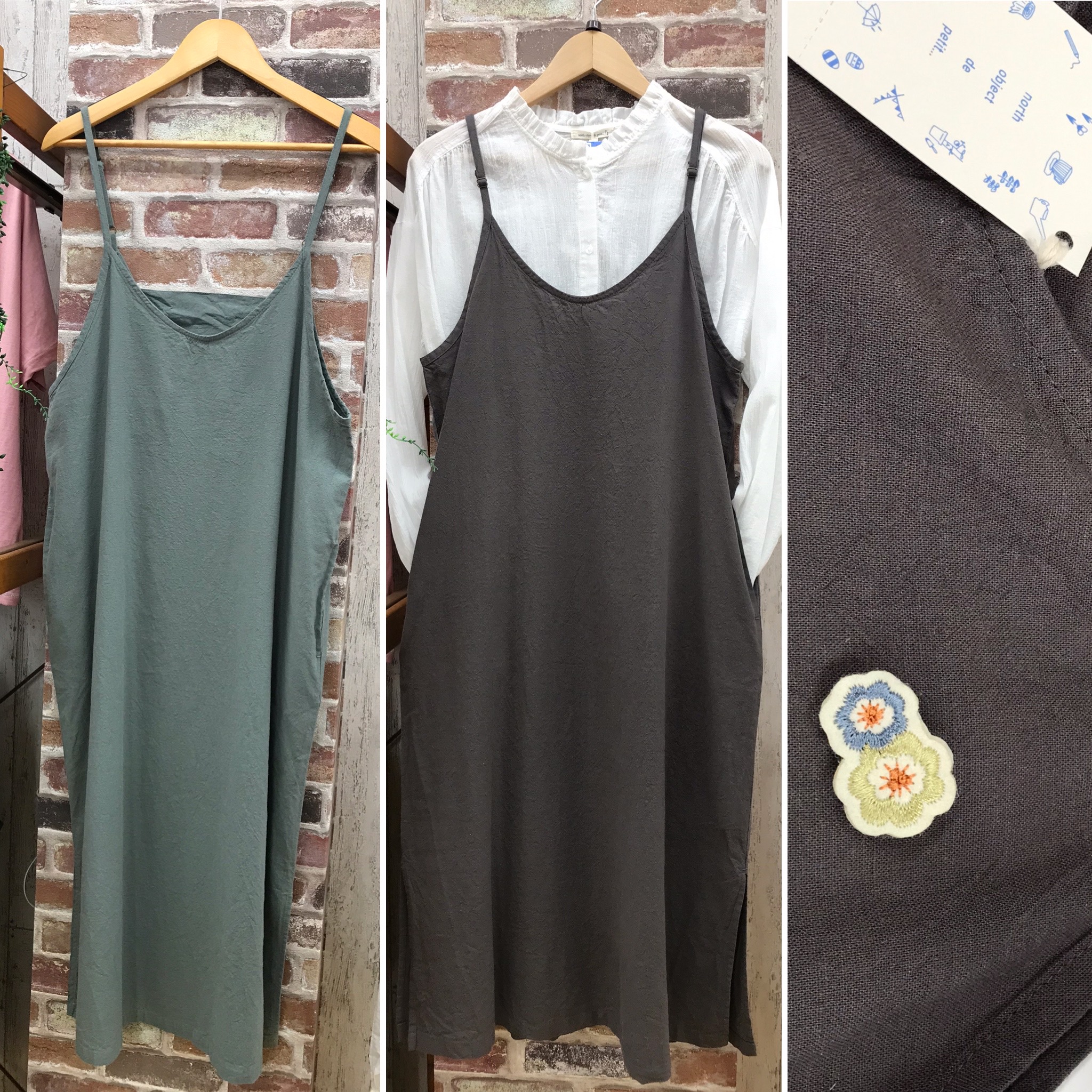 ナチュラル系キャミワンピ入荷です!