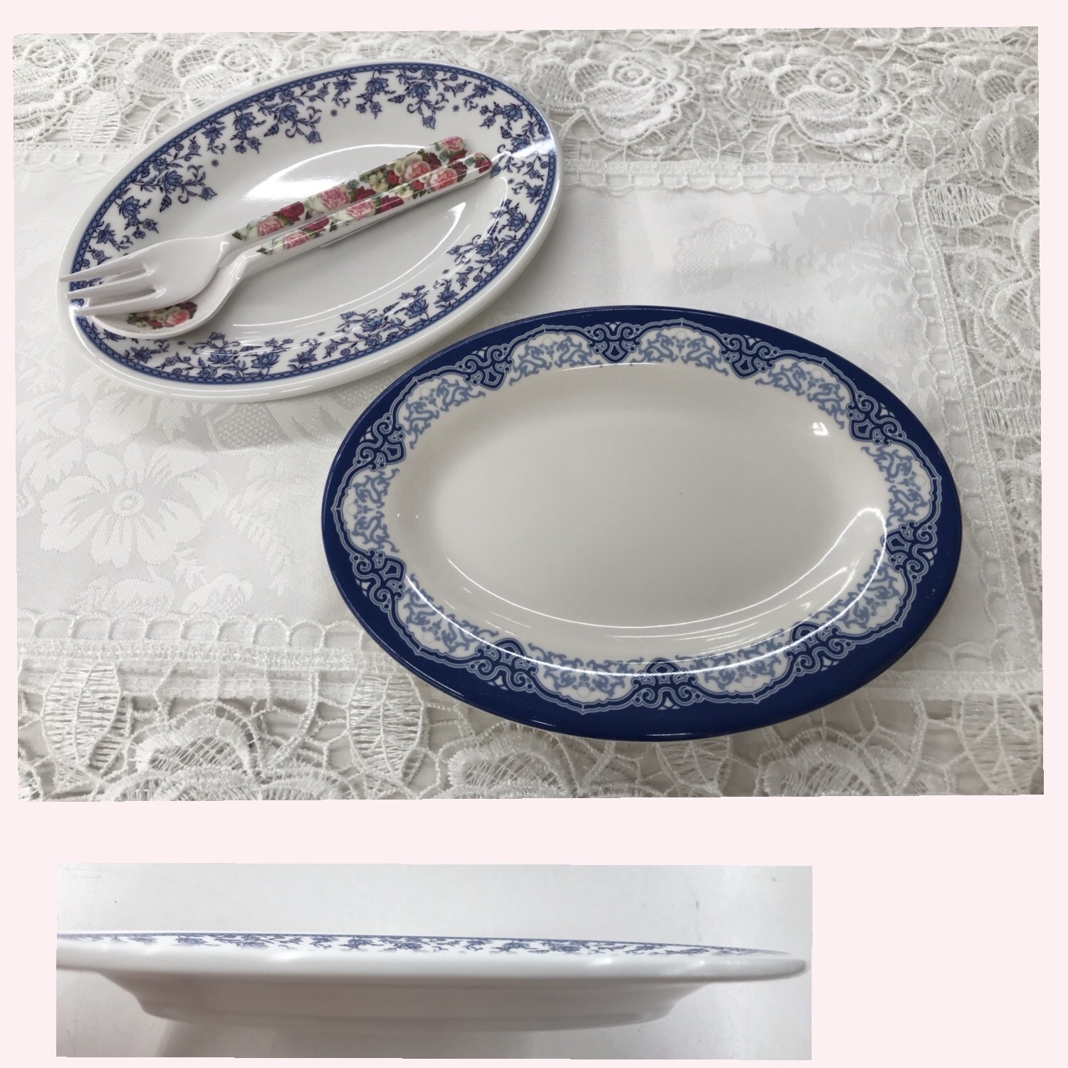 可愛いサイズ?【オーバルメラミン食器】