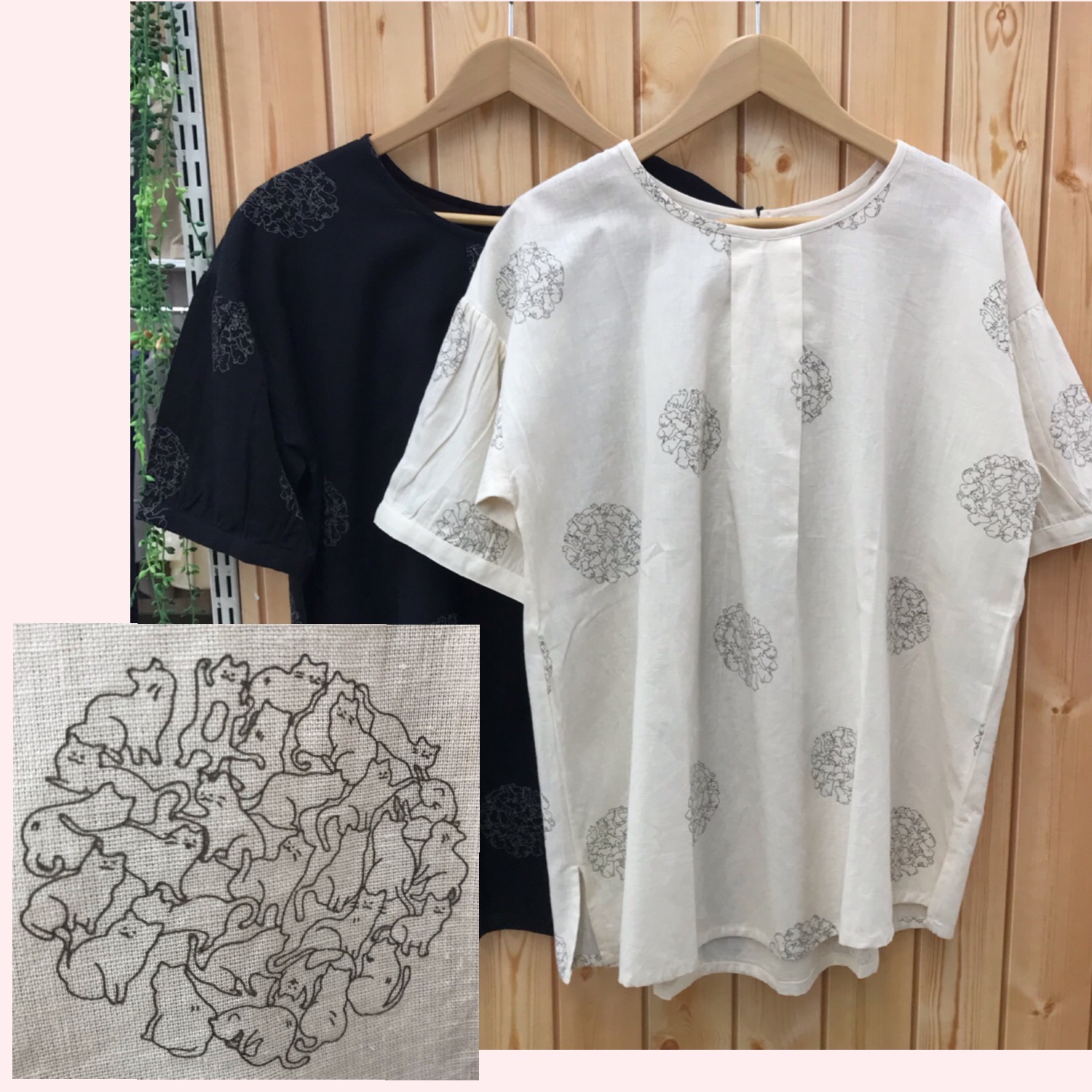 大人の遊び心♡猫柄ブラウス入荷です!