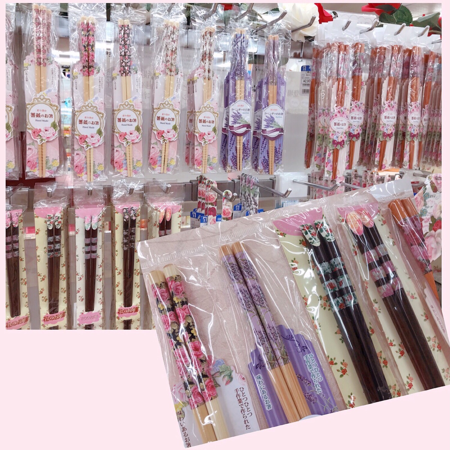 食卓を盛り上げる花柄のお箸いかがでしょうか？?