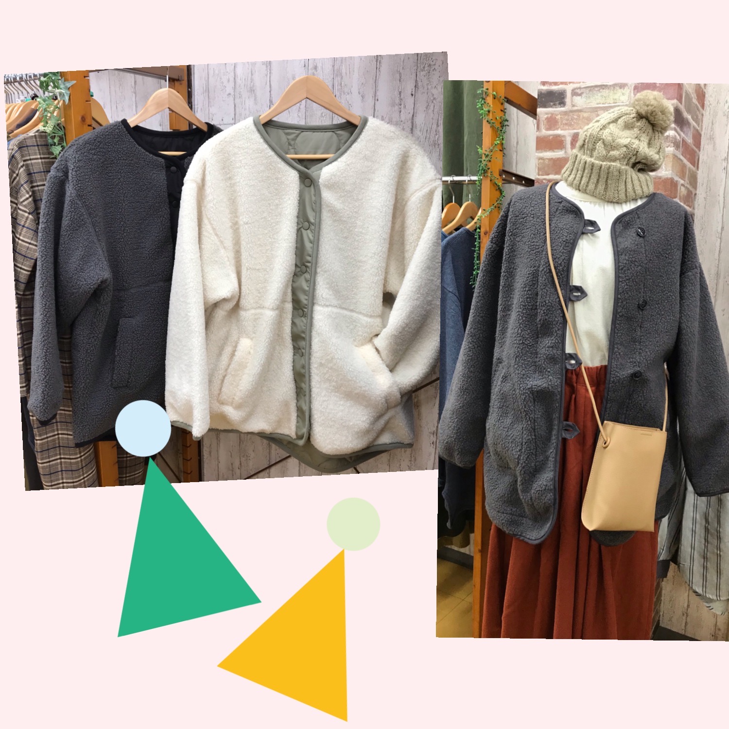 もこもこあったかジャケット入荷です!?