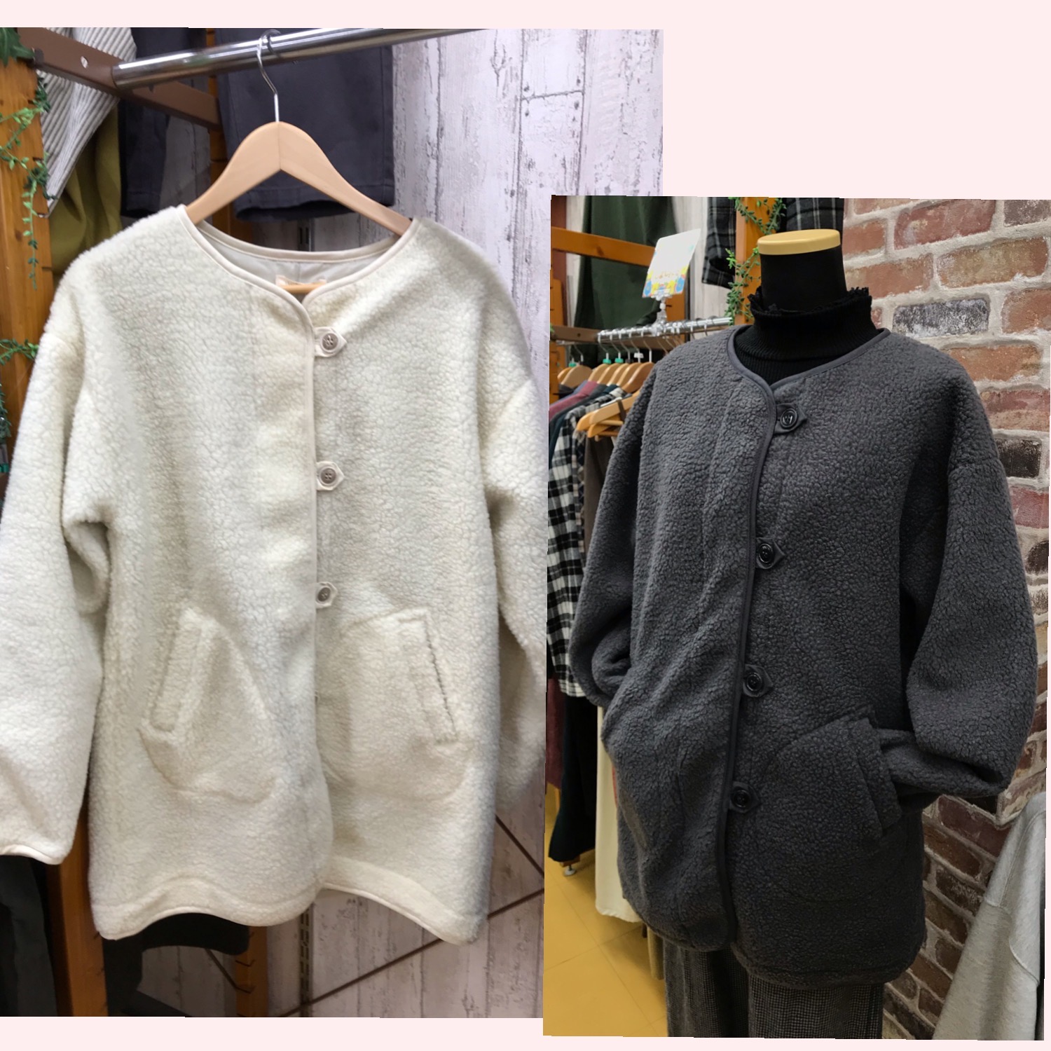 もこもこあったかいジャケット入荷です??